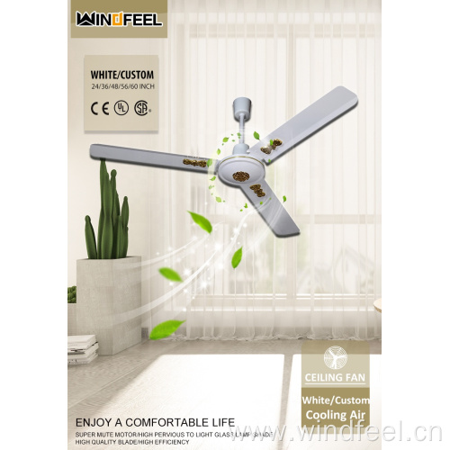 AC DC Silent Motor Energy Saving Ceiling Fan